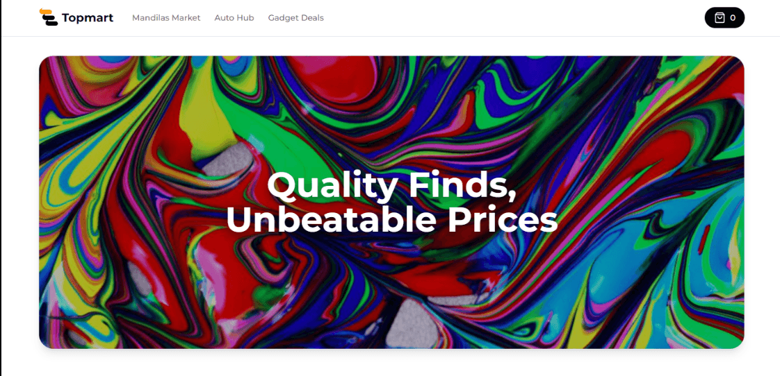 Topmart — Multitenant Ecommerce (storefront + admin)